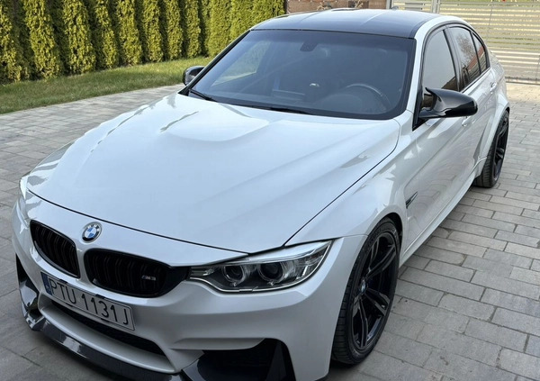 BMW M3 cena 169000 przebieg: 64500, rok produkcji 2016 z Chmielnik małe 781